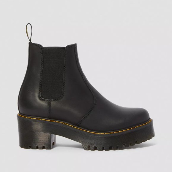 Dr. Martens Rometty Wyoming Leather Platform Chelsea Boots - Picture 4 of 14
